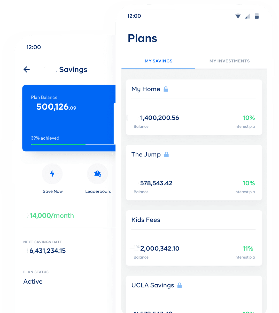 Savings App Preview